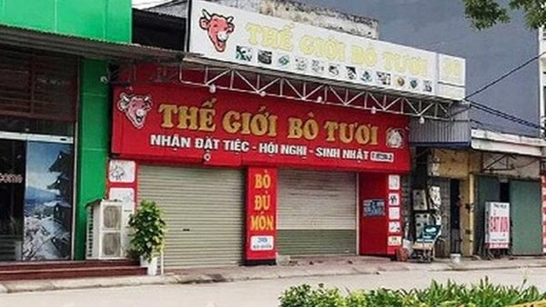 Nhà hàng Thế giới bò tươi hiện được xác định là
