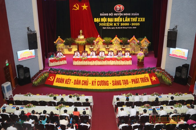 Việc tổ chức đại hội Đảng bộ cấp huyện và tương đương, tỉnh Hà Tĩnh đã quán triệt, triển khai Chỉ thị 35 của Bộ Chính trị