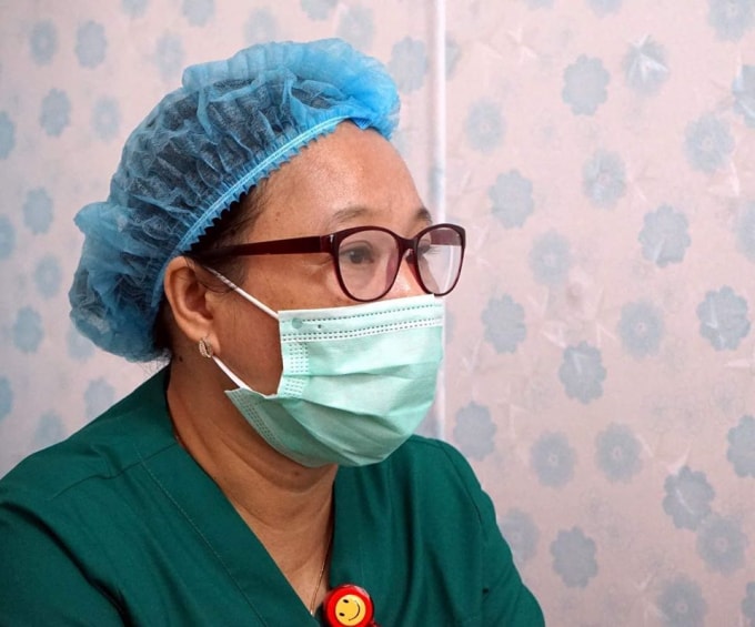 Chị Đặng Thị Công - điều dưỡng trưởng Trung tâm Y tế huyện Hòa Vang (Đà Nẵng) - ảnh TL.