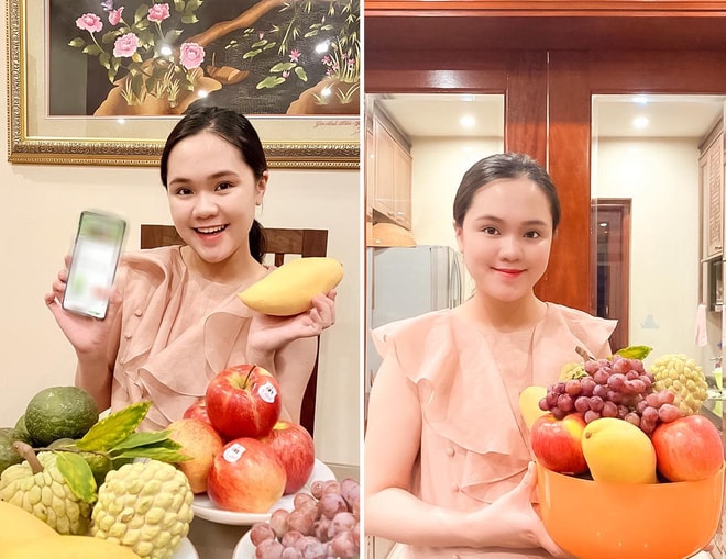 Bà bầu Quỳnh Anh đang cuối kỳ thai nghén. Ảnh: internet.