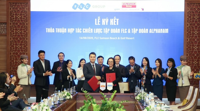 Tập đoàn FLC và Tập đoàn Alphanam ký thoả thuận hợp tác chiến lược.