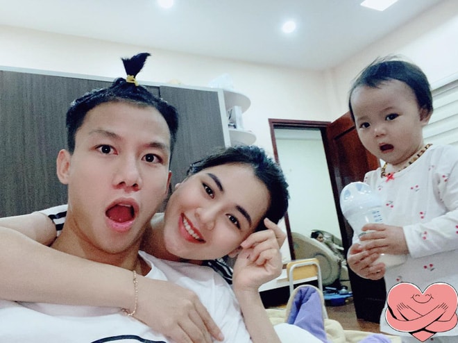Quế Ngọc Hải và hoa khôi Đại học Vinh đã có thêm thành viên mới là bé Sunny từ giữa năm 2018. Ảnh: internet.