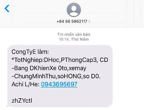 Tin nhắn rác vẫn là vấn nạn hiện nay