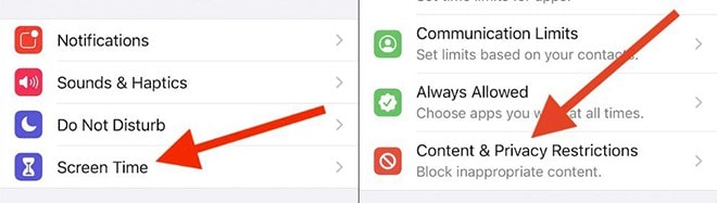 Bắt đầu bằng cách chuyển sang ứng dụng Settings trên điện thoại, chọn tùy chọn Screen Time. Ảnh: internet.