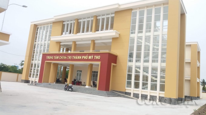 Trung tâm hình chính TP. Mỹ Tho sắp khánh thành.