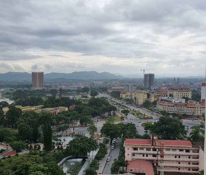 Thành phố Thái Nguyên mùa thu 2020.