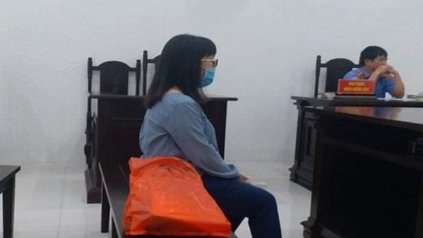 Bị cáo Nguyễn Vân Giang tại phiên tòa