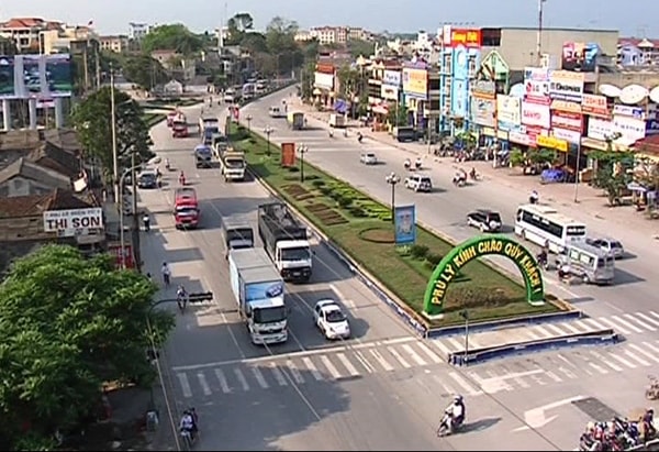Một góc thành phố Phủ Lý, tỉnh Hà Nam