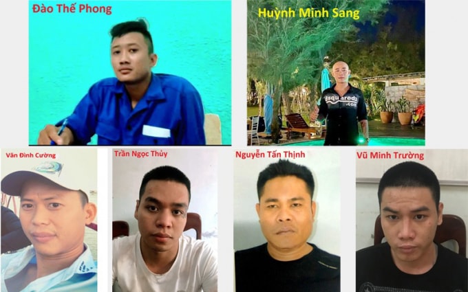 Băng nhóm cưỡng đoạt tài sản của người mua phế liệu bị triệt xóa. Ảnh: Cơ quan công an.