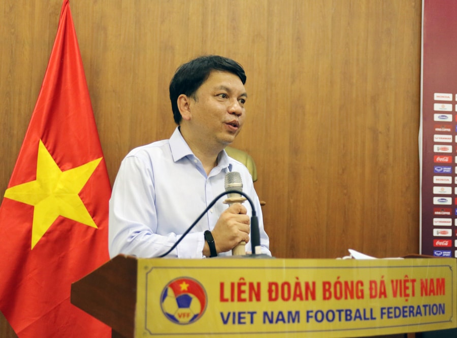 Ông Lê Hoài Anh - Tổng thư ký Liên đoàn bóng đá Việt Nam (LĐBĐ) Việt Nam. Ảnh: internet.