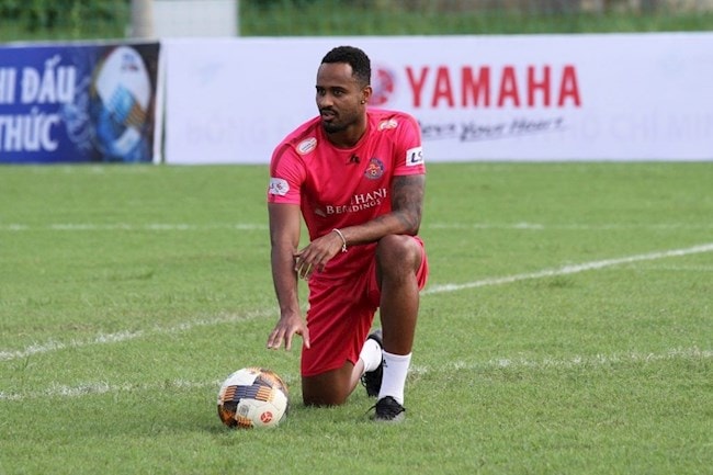 Tiền đạo Pedro Paulo hiện đã tăng giá gấp 3 lần so với thời điểm vừa gia nhập Sài Gòn FC. Ảnh: internet.