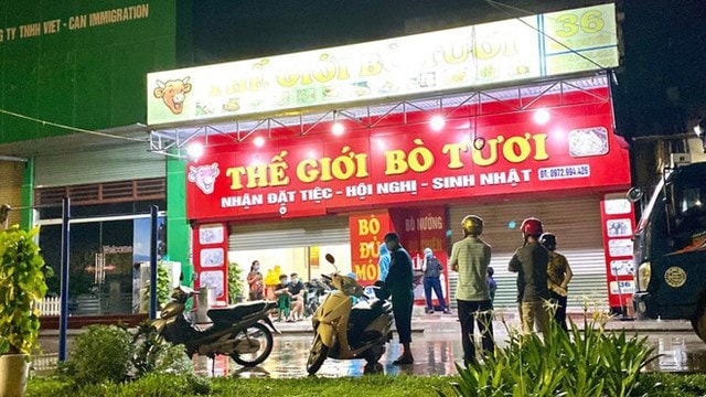 Quán Thế giới bò tươi ở số nhà 36 đường Ngô Quyền. Ảnh: TL