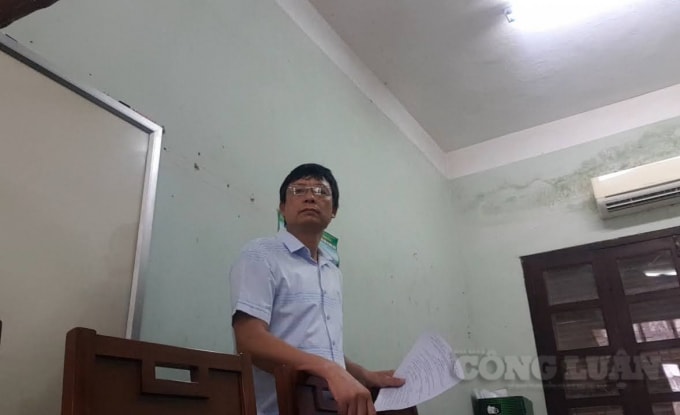 Ông Nguyễn Đức Chính - Giám đốc Công ty Thủy lợi Phúc Yên là người bị tố cáo. Khi phóng viên liên hệ làm việc để mong có thông tin khách quan thì tỏ thái độ bất hợp tác.