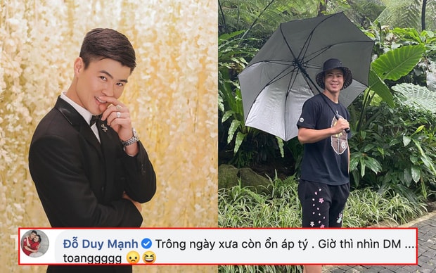 Trung vệ Duy Mạnh có phần thay đổi sau khi kết hôn. Ảnh: internet.