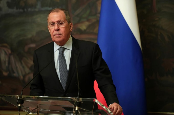 Ngoại trưởng Nga Sergei Lavrov. Ảnh: Reuters