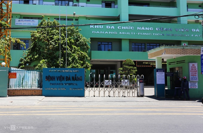 Bệnh viện Đà Nẵng dự kiến dỡ phong tỏa từ 16 giờ chiều nay. Ảnh: TL.