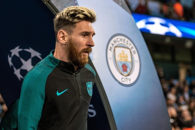 Tiền đạo Messi sẽ giúp Man City thực hiện tham vọng vô địch Champions League. Ảnh: internet.