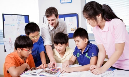 Tỉnh Hải Dương sẽ triển khai học tiếng Anh với giáo viên nước ngoài. Ảnh: internet.
