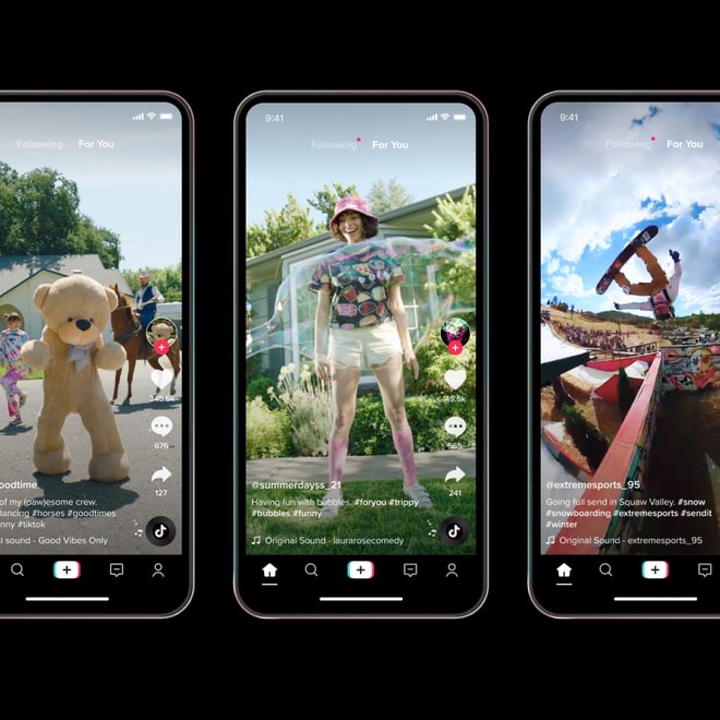 Ứng dụng TikTok có nhiều công cụ giúp video trở nên sinh động hơn. Ảnh: internet.