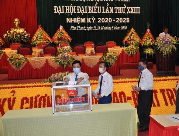 Công tác bầu cử được thực hiện đảm bảo nguyên tắc, Quy chế bầu cử trong Đảng; đảm bảo tỷ lệ số dư so với số lượng Ủy viên Ban Chấp hành, Ủy viên Ban Thường vụ, Ủy viên Ủy ban Kiểm tra theo quy định (từ 10% trở lên). Ảnh: TL