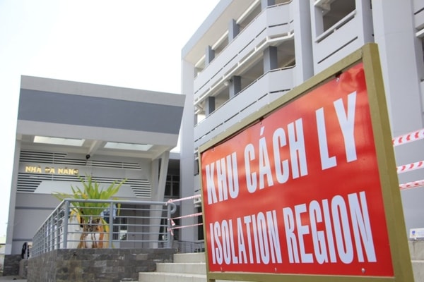 Một khu cách ly tập trung ở Quận 7, TP HCM