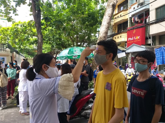 Kỳ thi năm nay diễn ra trong bối cảnh dịch bệnh, nhưng đến nay được đánh giá là thành công (ảnh Trinh Phúc).