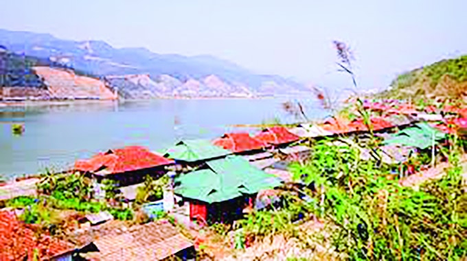 Thị xã Mường Lay hôm nay. ảnh: TL