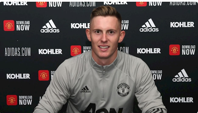 Thủ thành Dean Henderson chính thức gia hạn hợp đồng với Manchester United. Ảnh: internet.