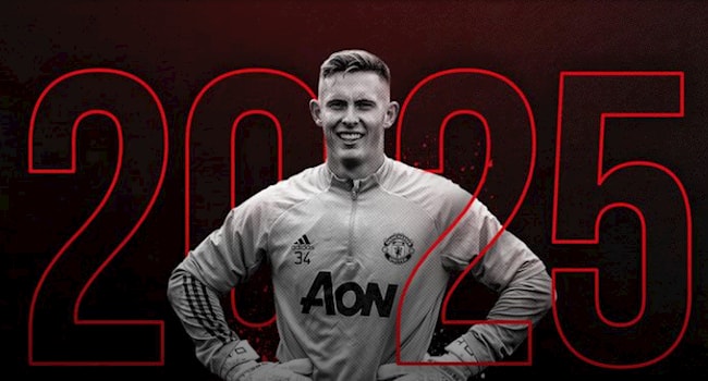 Thủ môn Dean Henderson gắn bó với Manchester United đến năm 2025. Ảnh: internet.
