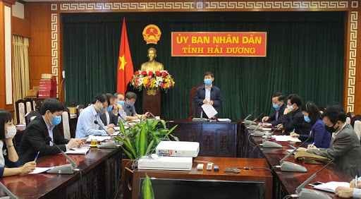 UBND tỉnh Hải Dương họp chỉ đạo công tác phòng chống dịch bệnh Covid-19