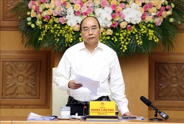Đồng chí Nguyễn Xuân Phúc, Ủy viên Bộ Chính trị, Thủ tướng Chính phủ làm việc với Đảng bộ tỉnh Phú Thọ, Tuyên Quang, Hà Nam. Ảnh: TTXVN