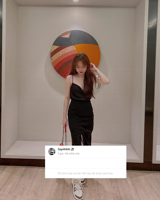 Cô nàng Huỳnh Anh khóa phần bình luận trong bài đăng trên Instagram. Ảnh: internet.