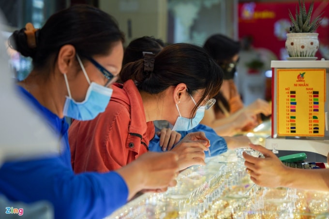 Giá vàng trong nước hôm nay có tín hiệu hồi phục trở lại. Ảnh: TL.