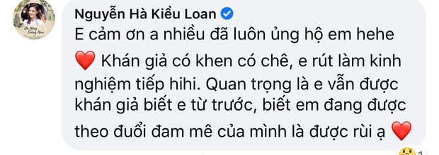 Kiều Loan lên tiếng nói rõ quan điểm giữa lùm xùm.
