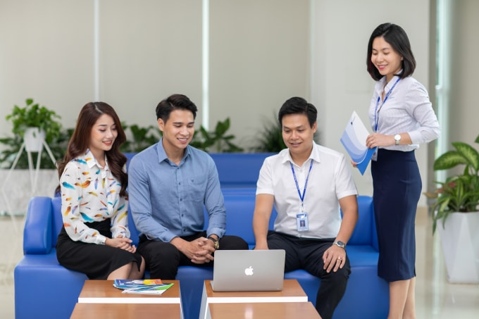 VNPT giới thiệu sản phẩm đạt giải thưởng Công nghệ thông tin thế giới tới khách hàng.