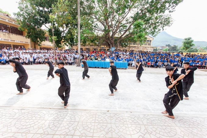 Câu lạc bộ võ thuật.