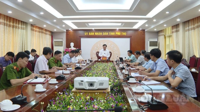 Chủ tịch UBND tỉnh Phú Thọ, ông Bùi Văn Quang đã có buổi làm việc với các cơ quan chức năng.