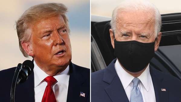 Hai ứng viên Tổng thống Mỹ Donald Trump (trái) và Joe Biden. Ảnh: MSN
