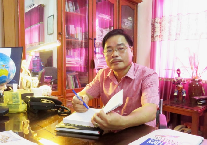 Nhà báo Nguyễn Xuân Hải- Chủ tịch HNB Hà Tĩnh