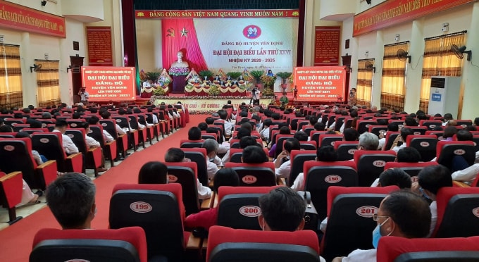 Thanh Hóa đã hoàn thành đại hội đảng bộ cấp huyện và tương đương từ 17/8, vượt kế hoạch về thời gian trước 2 tuần. Ảnh: TL