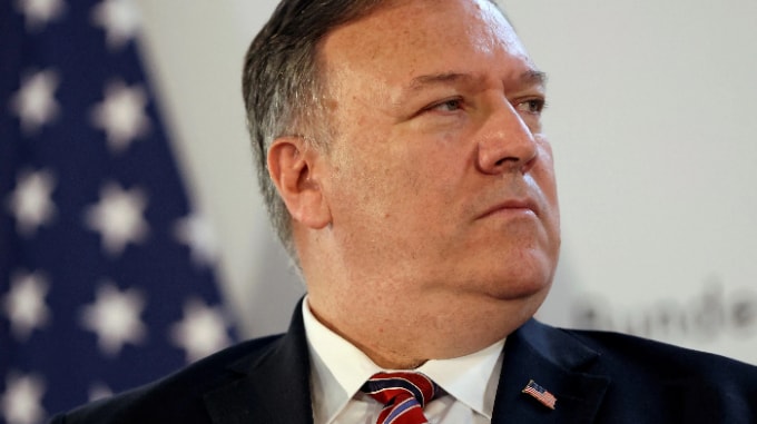 Ngoại trưởng Hoa Kỳ Mike Pompeo. Ảnh: Reuters