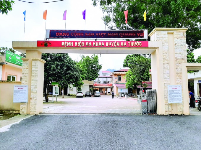 Một góc BVĐK huyện Bá Thước.