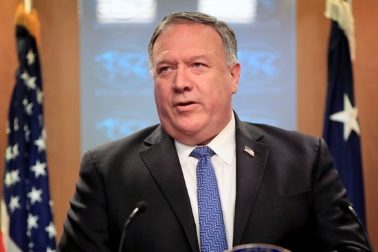 Ngoại trưởng Hoa Kỳ Mike Pompeo. Ảnh: NBC News