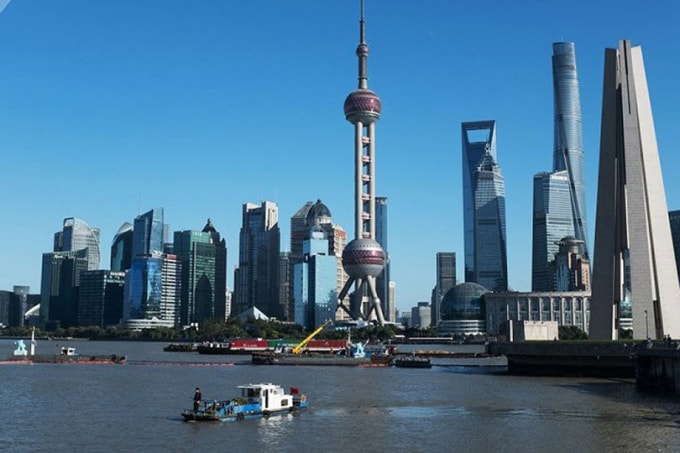 Một góc thành phố Thượng Hải, với 24 triệu dân - Ảnh: Xinhhua