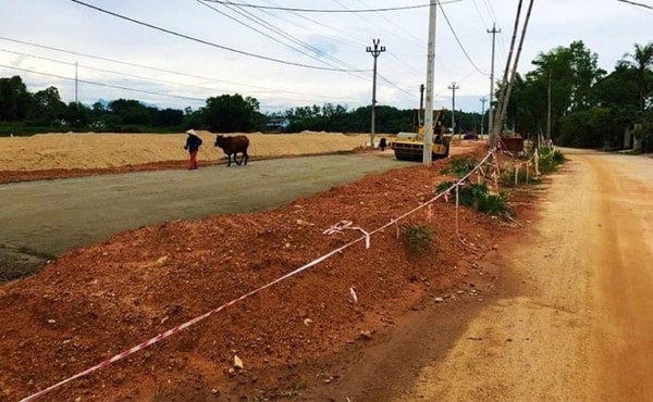 Dự án khu du lịch sinh thái suối nước nóng Nghĩa Thuận với con đường mở bằng tiền ngân sách là một trong số dự án được kết luận có vi phạm