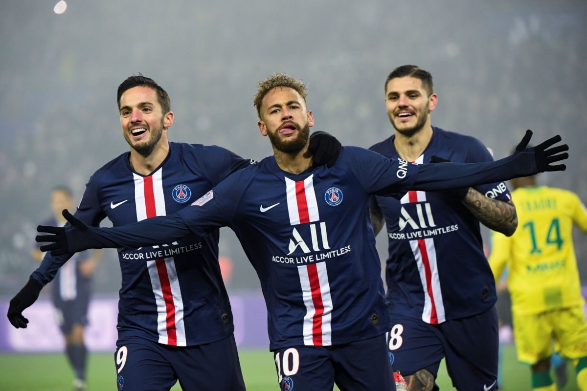 PSG có tận 6 cầu thủ dương tính với SARS-CoV-2, nguy cơ trở thành ổ địch lớn. Ảnh: internet.