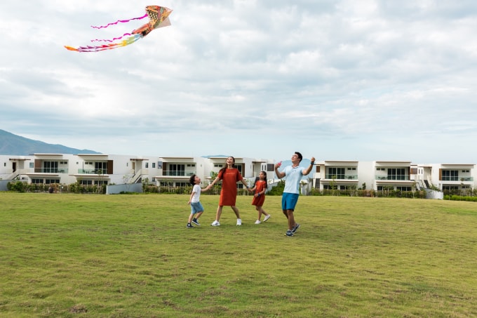 Không gian tuyệt vời ở ALMA resort giúp gia đình tận hưởng thời gian thư giãn bên.