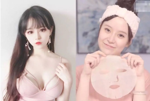 Hot girl vô tình tắt app làm đẹp trên sóng livestream.