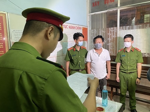 Công an TP Đà Nẵng đã tống đạt các quyết định khởi tố, bắt giam Phạm Thanh.