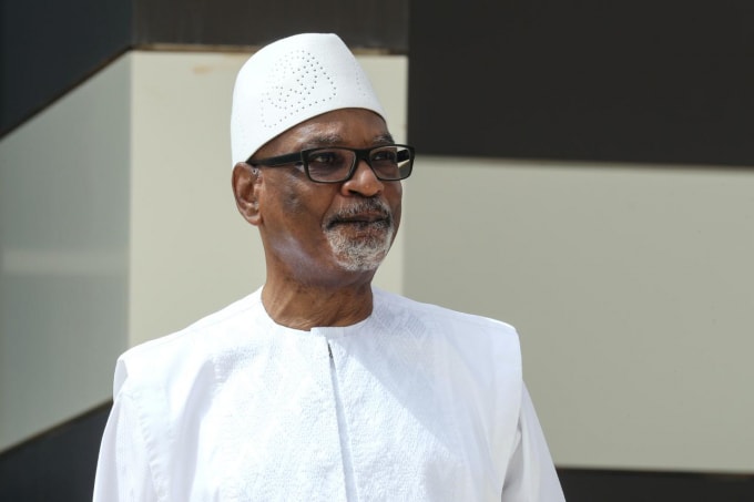 Tổng thống Mali Ibrahim Boubacar Keita. Ảnh: Reuters